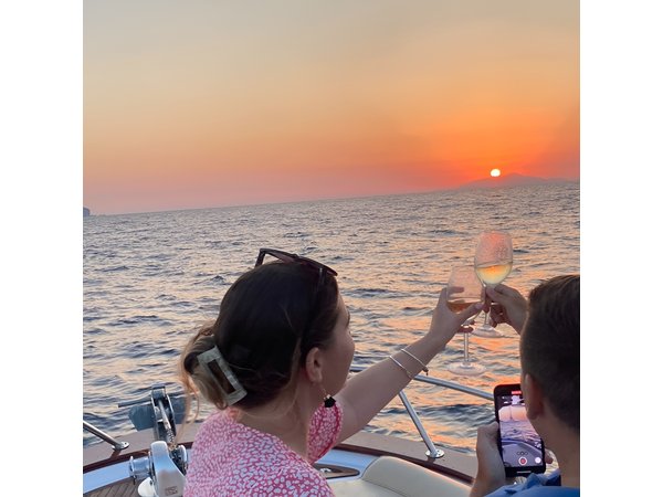3-Hour Private Sunset Boat Tour in Sorrento