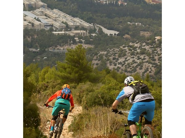 Private Mountain Bike,Trail Ride Tour of Mount Ymittos, Athens.