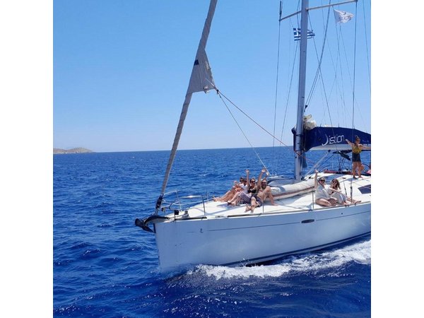 Paros Semi private Full day Sailing cruise