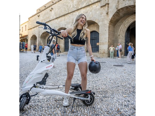 Explore the Medieval city of Rhodes on scooters - 2 hours