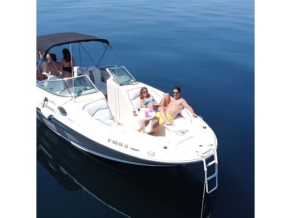 Sea Ray boat sailing in Marbella