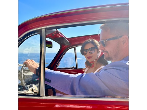 Private Photo Tour of Sorrento Coast with Fiat 500