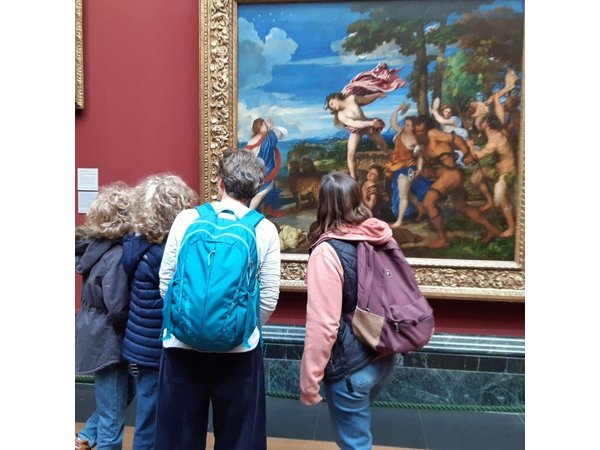 National Gallery of London Guided Tour for children and families with kids friendly guide