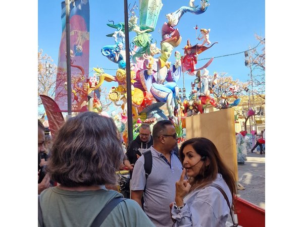 Valencia: Fallas Festival Walking Tour with Entry Ticket