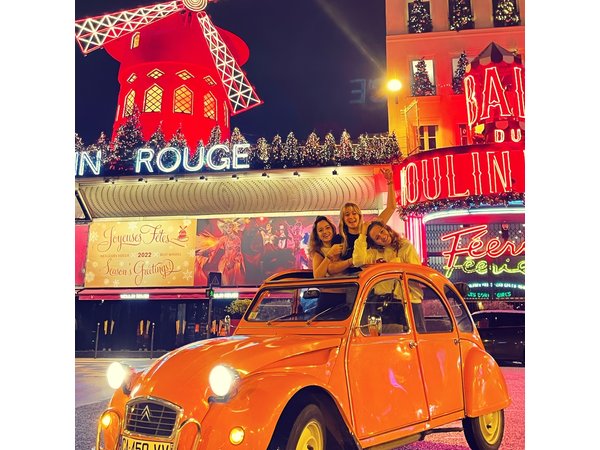 2-hour Private Night Ride in a Citroën 2CV in Paris