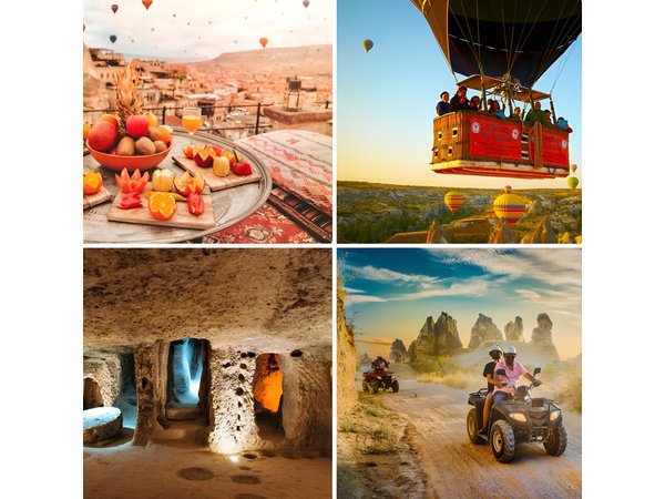 Cappadocia 1 Night 2 Days Tour from Istanbul by Plane and Balloon Ride