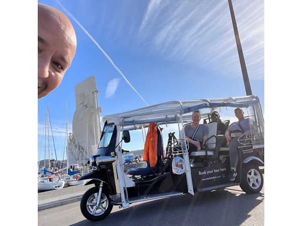 2 hours Tuk Tuk Tour of the Beautiful Belém District! must do while in Lisbon!