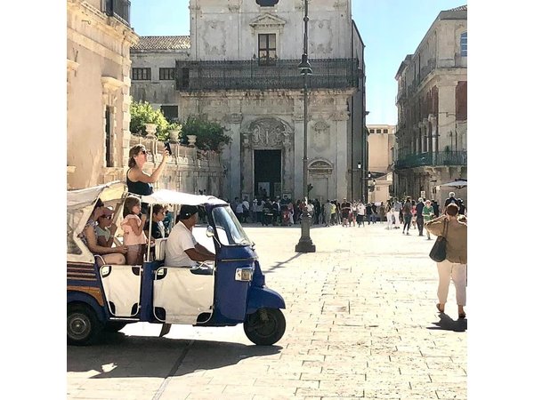 Ape-TUK TUK Tour of Ortigia, Syracuse, Neapolis, Point of Sale 4 hours
