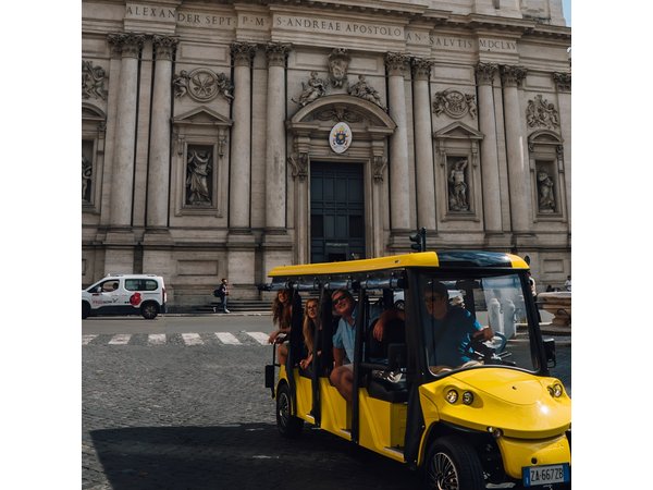 Rome Golf Cart Driving Tour: City Center, Colosseum & Catacombs