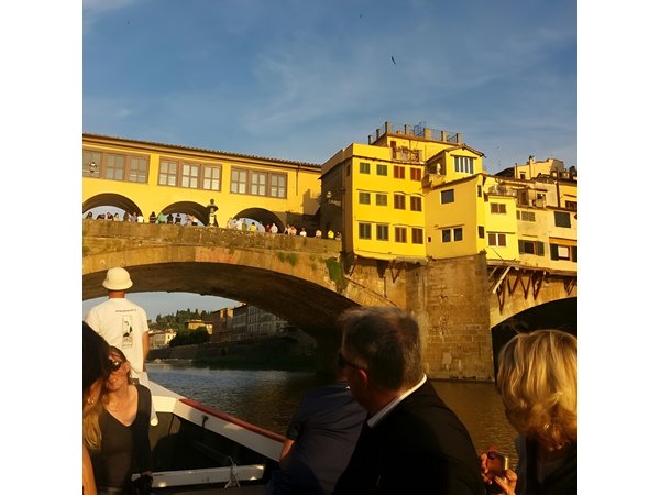 Florence River Cruise on a Traditional Barchetto