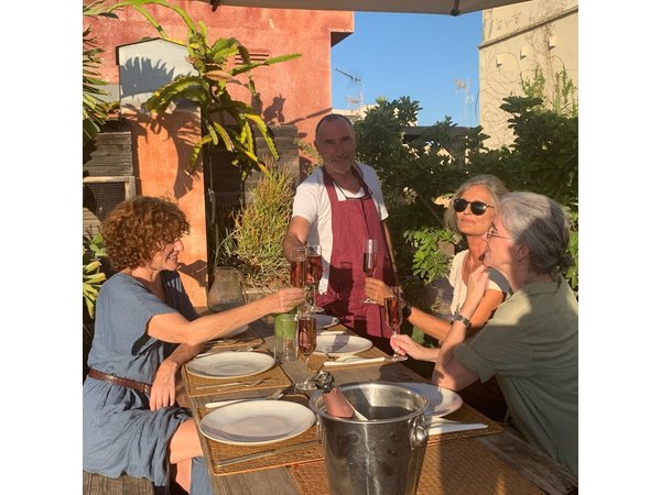 Rooftop Paella Seafood Cooking Class Experience in Barcelona