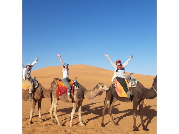 3 Days Tour From Fes To Marrakech Via Merzouga Dunes, Camel Trek