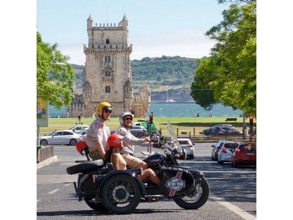 Private Lisbon sidecar tour – Belém, views & sensations
