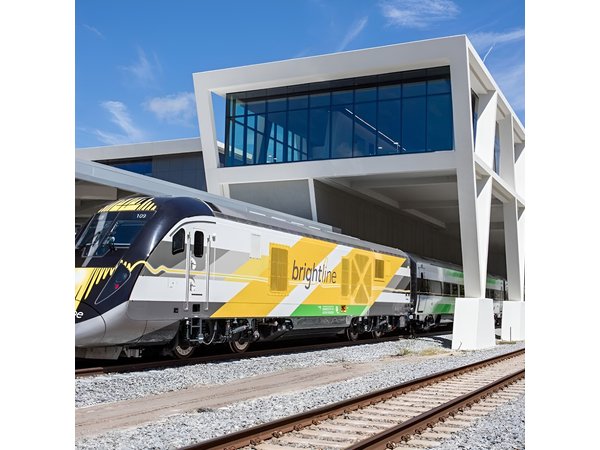 Brightline Orlando Train Station to Port Canaveral Cruise Ships