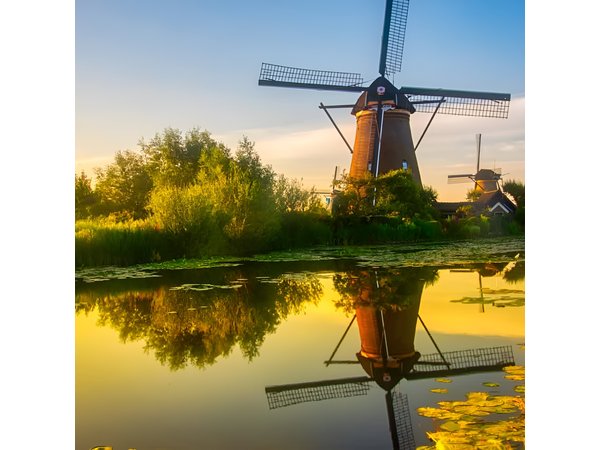 Kinderdijk Windmills and Delft Small-Group Tour from Amsterdam