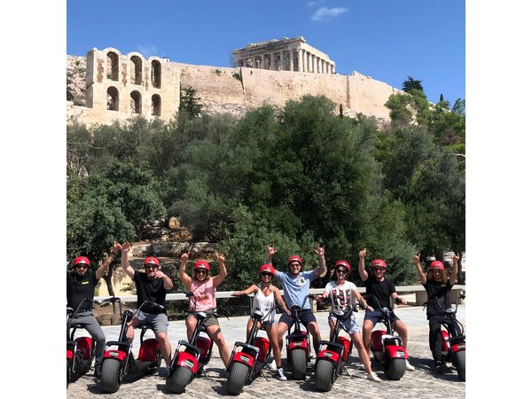 Athens Acropolis Official E-Scooter Guided Tour Fat E-Bike