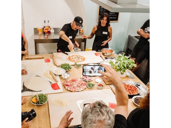 Rome Pizza & Tiramisù Cooking Class with Unlimited Wine