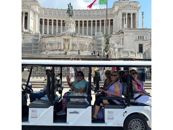 Golf cart private tour of Rome