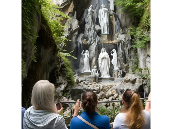 Lourdes, Guided Walking Tour in the Sanctuary