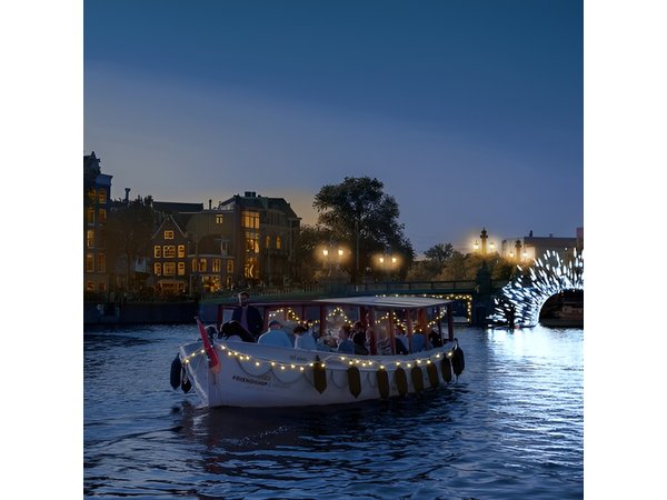 Amsterdam: Luxury Light Festival Cruise Unlimited Drinks Included