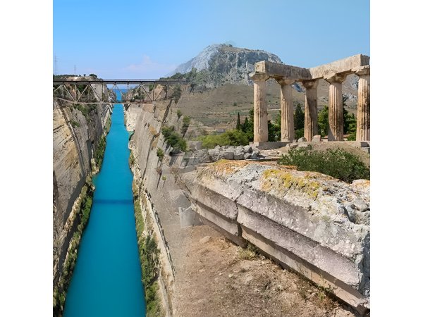 Nafplio Half-Day Private Tour to Ancient Corinth, Corinth Canal