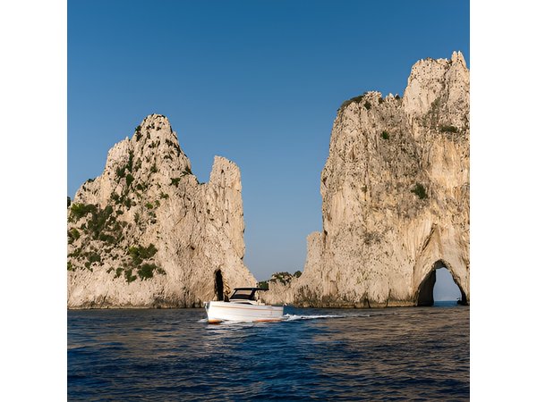 Sorrento to Capri private Tour by a luxury boat