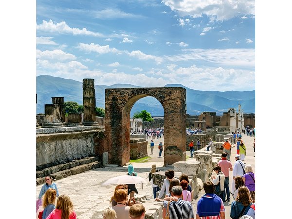 Pompeii Guided Tour with Ticket & Lunch from Sorrento