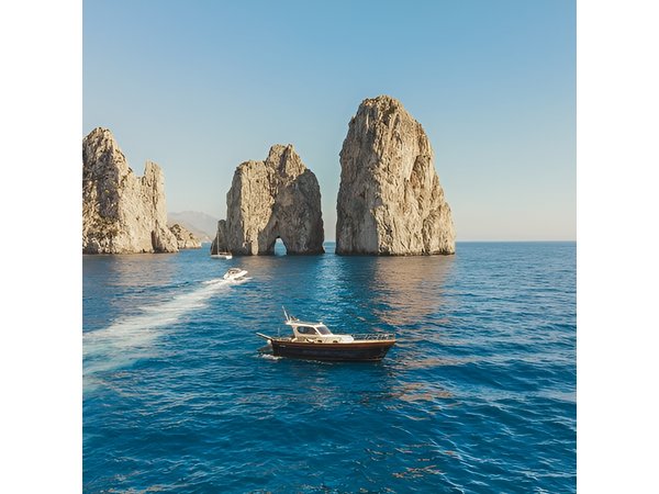 Sorrento: Capri Boat Small Group Tour Up to 8 & 4 hours ashore