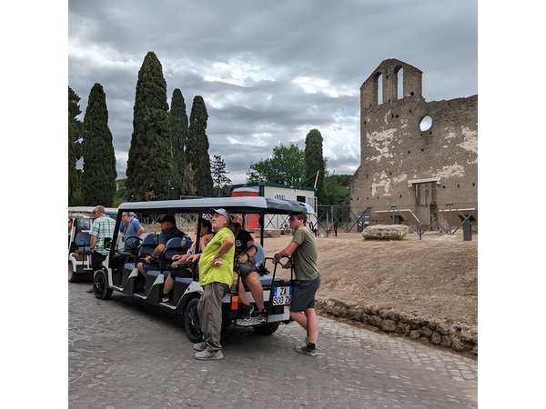 Private Appian Way (Appia Antica) Tour in Rome by Golf Cart