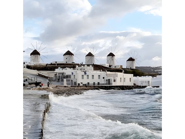 Guided Walking Tour Mykonos, Little Venice, Windmills, Beaches