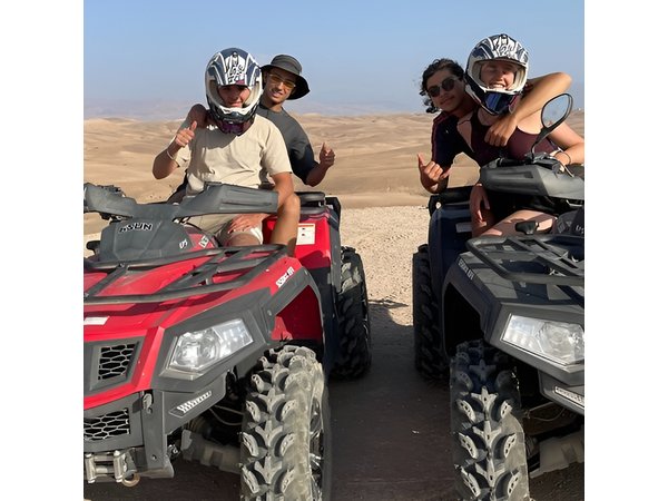 Quad biking adventure in Agafay desert Near Marrakech