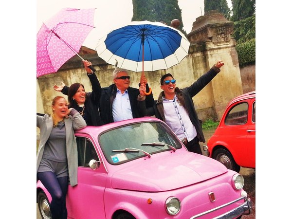 The ORIGINAL 90' Fiat 500 chauffeured Tour in Rome