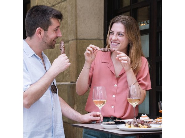 Pintxo route with Spanish D.O. wines in Bilbao
