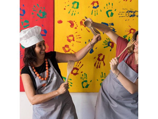 Kids Pasta & Tiramisu Cooking Class with a View in Rome