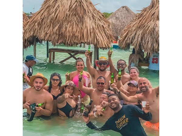 Cholon island party boat from cartagena