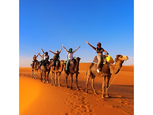 Marrakech-to-Fes: 3 Days-Tour-via-Merzouga-Desert-&-Camel-Trek