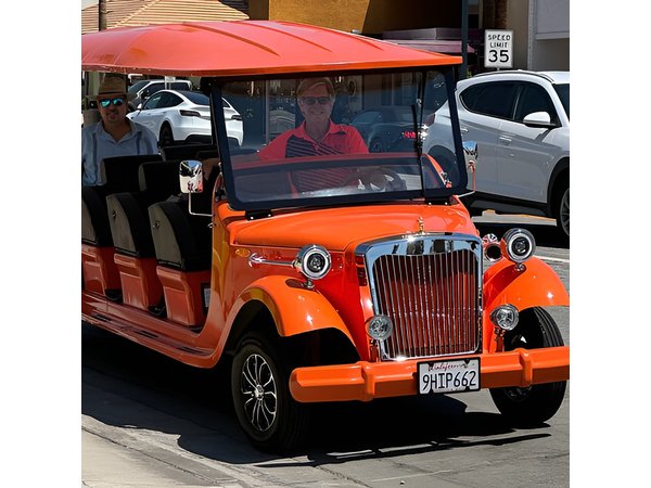Golf Cart Tour in a 6 Passenger Cart in Palm Springs California