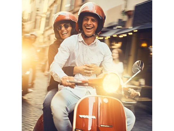 Ride Rome on a Vespa with a local driver