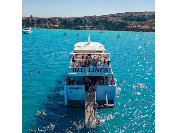 From Trapani : Boat Tour Aegadian Islands Favignana and Levanzo Lunch
