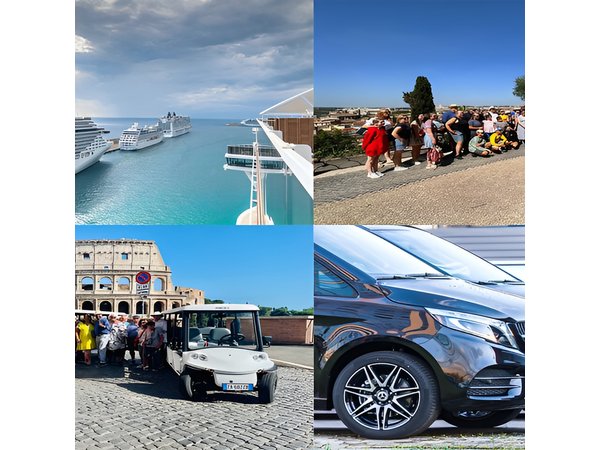 Rome: Exclusive 6 hour sightseeing tour in Golf cart for Cruisers