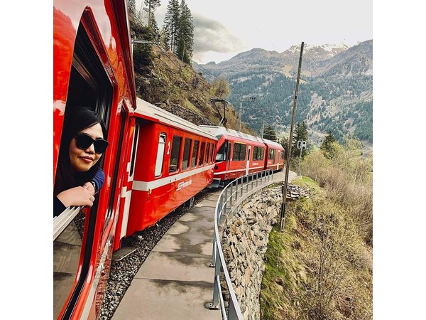 Bernina and Glacier Train Two Routes in One Day from Milan