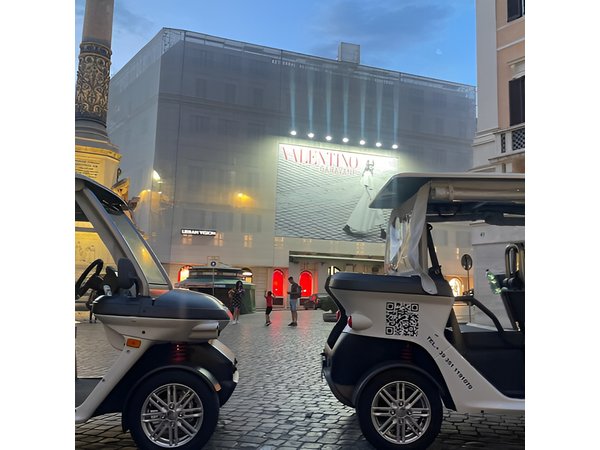 Private Golf Cart Twilight Tour Rome