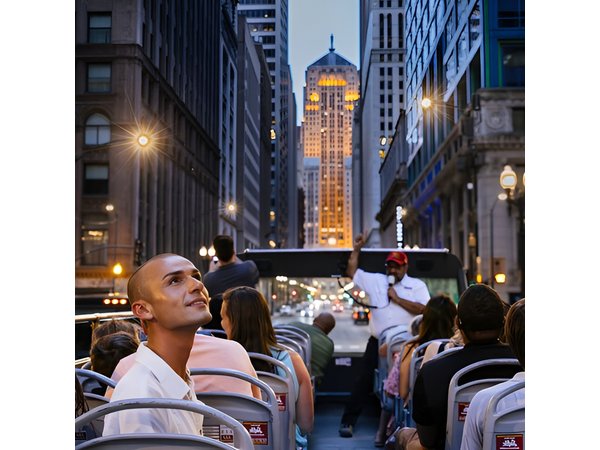 Chicago Sunset Tour by Open-Top Bus with Live Guide