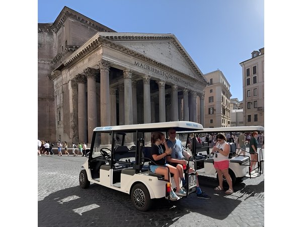 Private Golf Cart Rome City Tour with Gelato