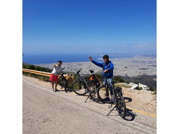 Athens E-Bike Guided Tour on Hymettus Mountain