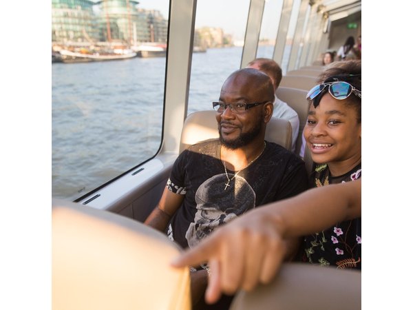 London: London Cable Car + Uber Boat One Way River Thames Cruise
