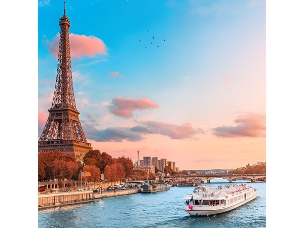 Paris Full Day Journey from Le Havre Cruise Port & Seine Cruise