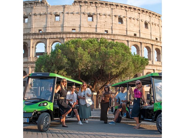 Glide Through Rome on a Golf Cart Adventure