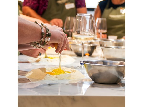 Pasta and Tiramisu Making Class with Fine Italian Wine in Rome