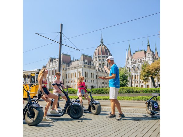 Budapest Small-Group Guided Tour on MonsteRoller e-Scooter
